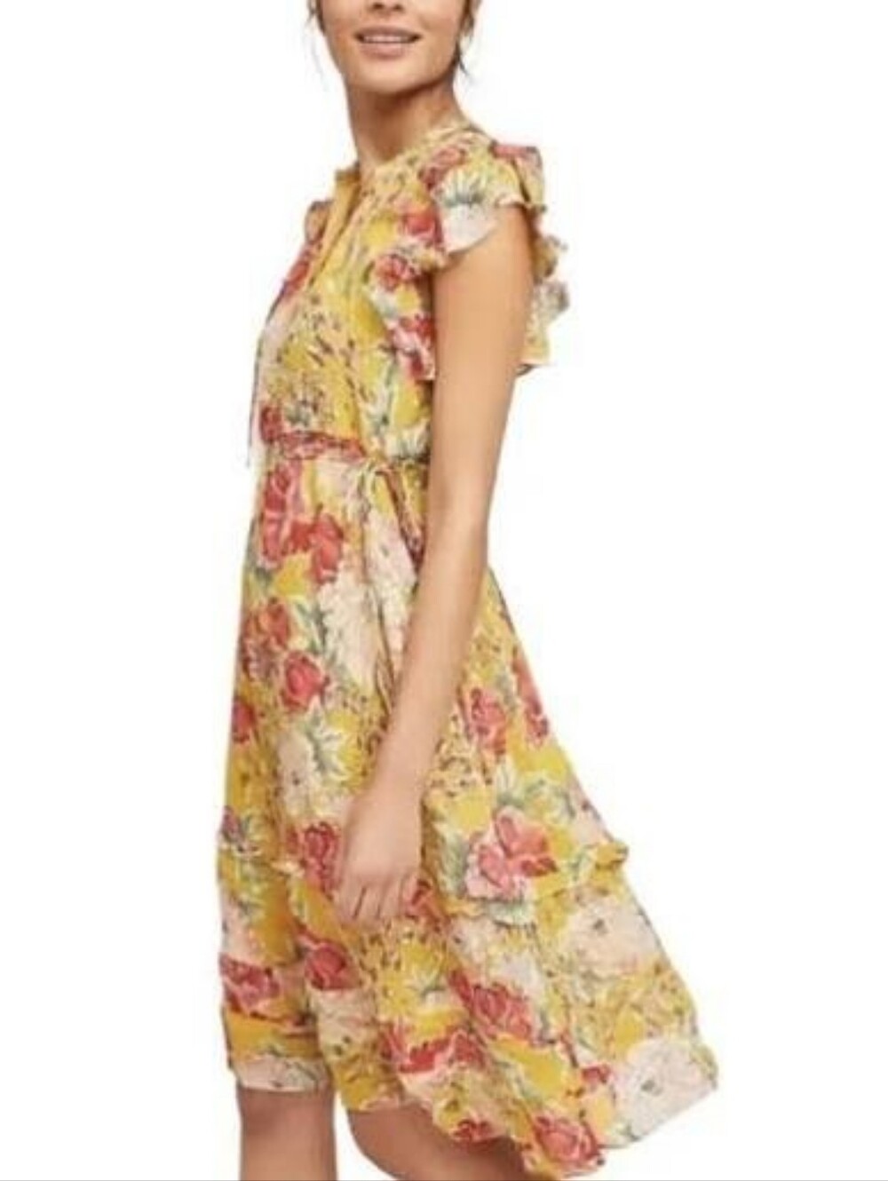 Anthropologie Dolan Ellory Silk Midi Dress